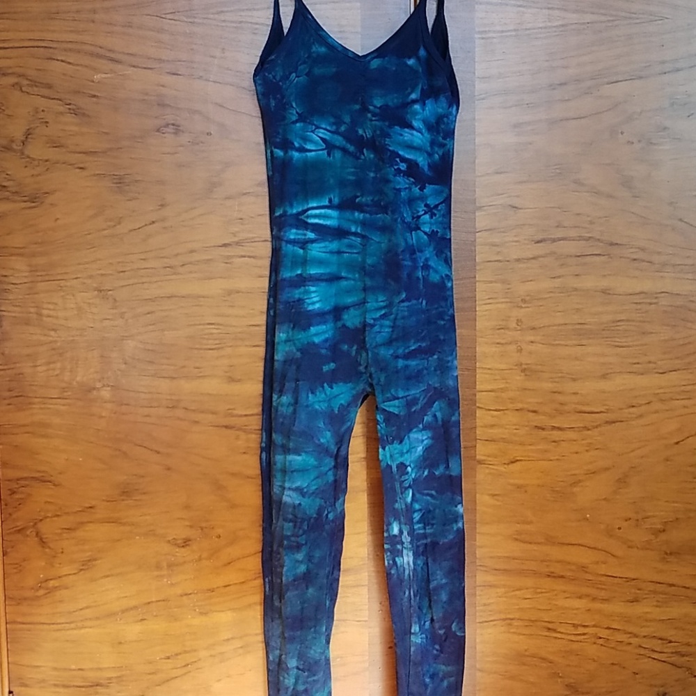 S Blue TieDye Onesie